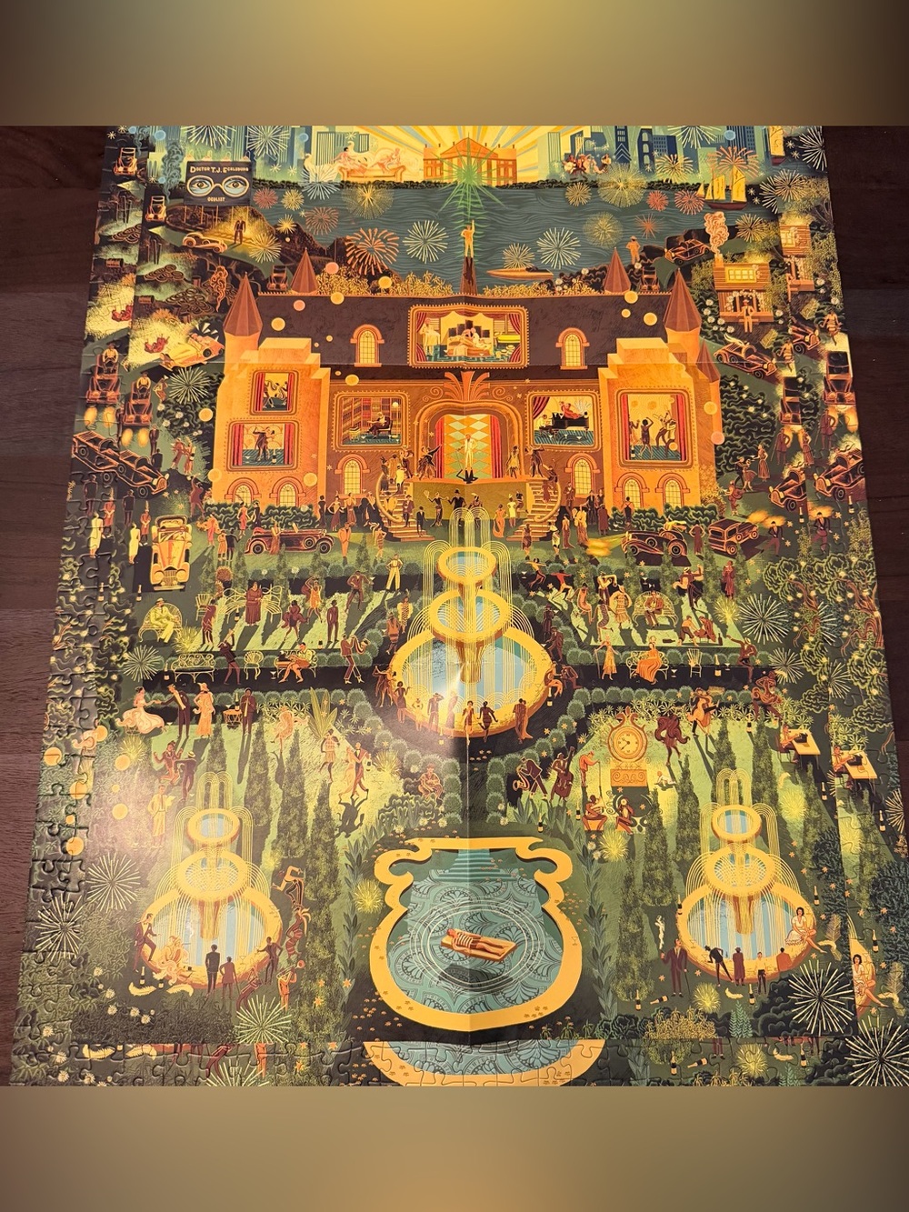 The World of The Great Gatsby 1000 Pieces Puzzle Adam Simpson Laurence King - Picture 10 of 12